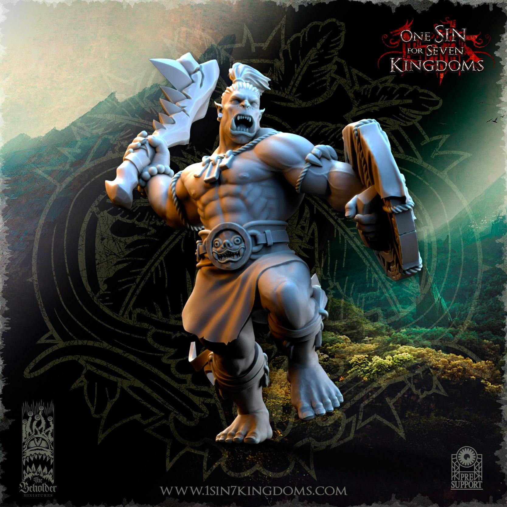 Salanaar Orcs Warriors  - in 12k- by TheBeholderMiniatures