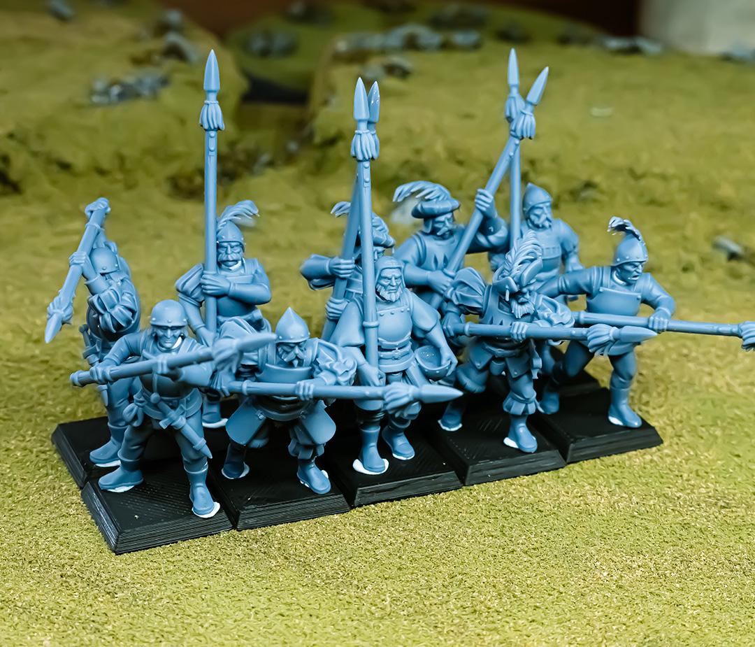 Sunland Troops with Halberds and Spears - 12k - Highlands Miniatures