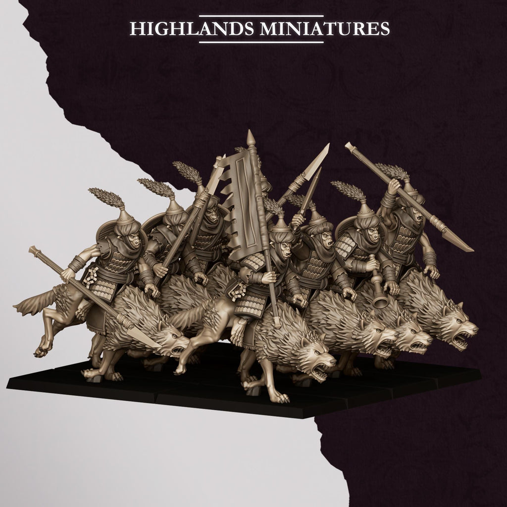 Hobgoblin Riders - in 12k by Highlands Miniatures