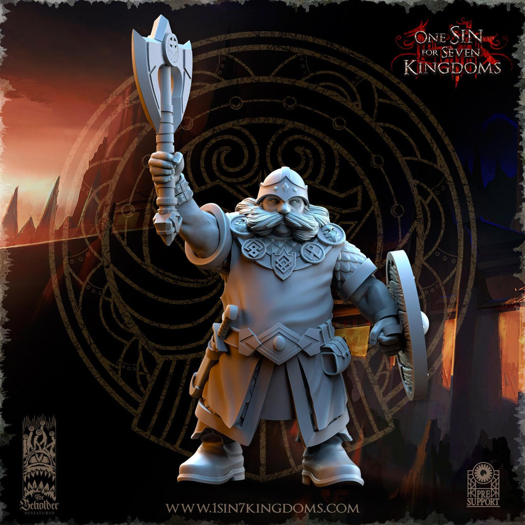 Dwarven Kingdoms Warriors - in 12k- by TheBeholderMiniatures