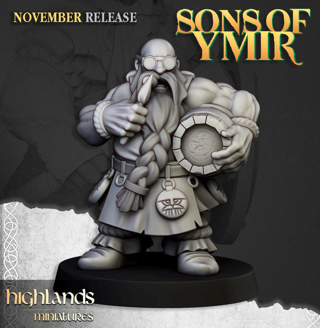 Dwarf Artillery Set - in 12k- by Highlands Miniatures