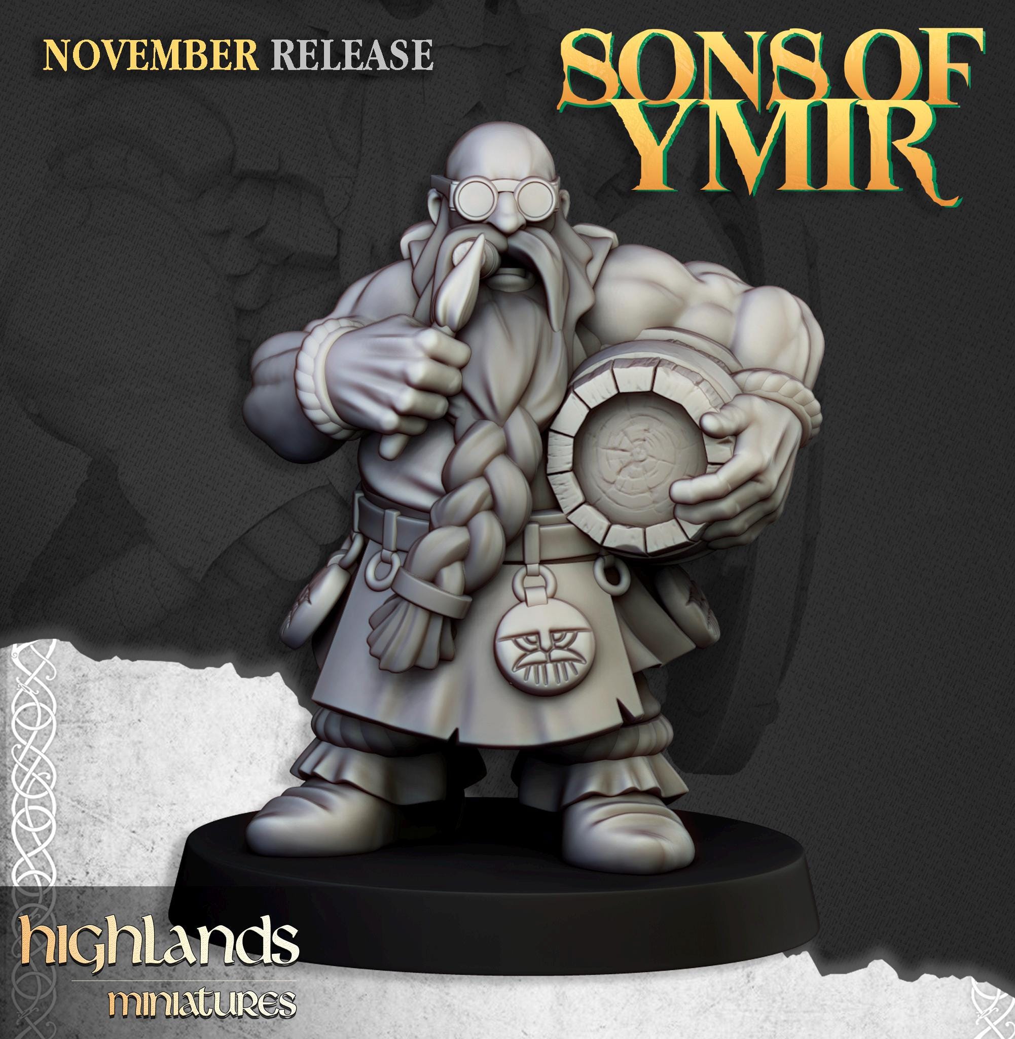 Dwarf Artillery Set - in 12k- by Highlands Miniatures