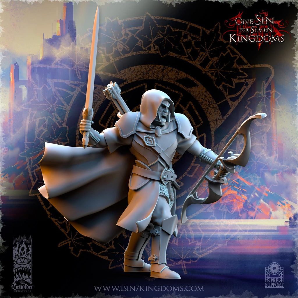 Silvermoor Elves Shades of Ashur in 12k - by TheBeholderMiniatures