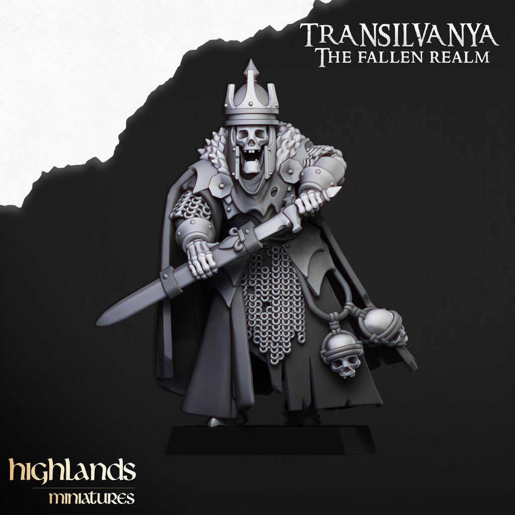 Skeletal Lord - in 12k- by Highlands Miniatures