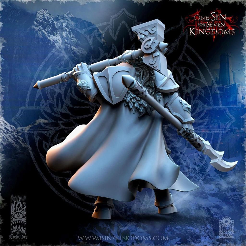 Valeskya, Stormwolf Captain  - in 12k- by TheBeholderMiniatures