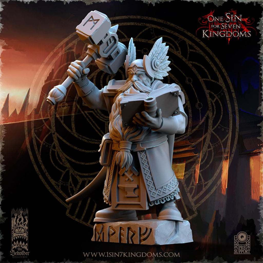 Kromnir, Rune Scryer - in 12k- by TheBeholderMiniatures
