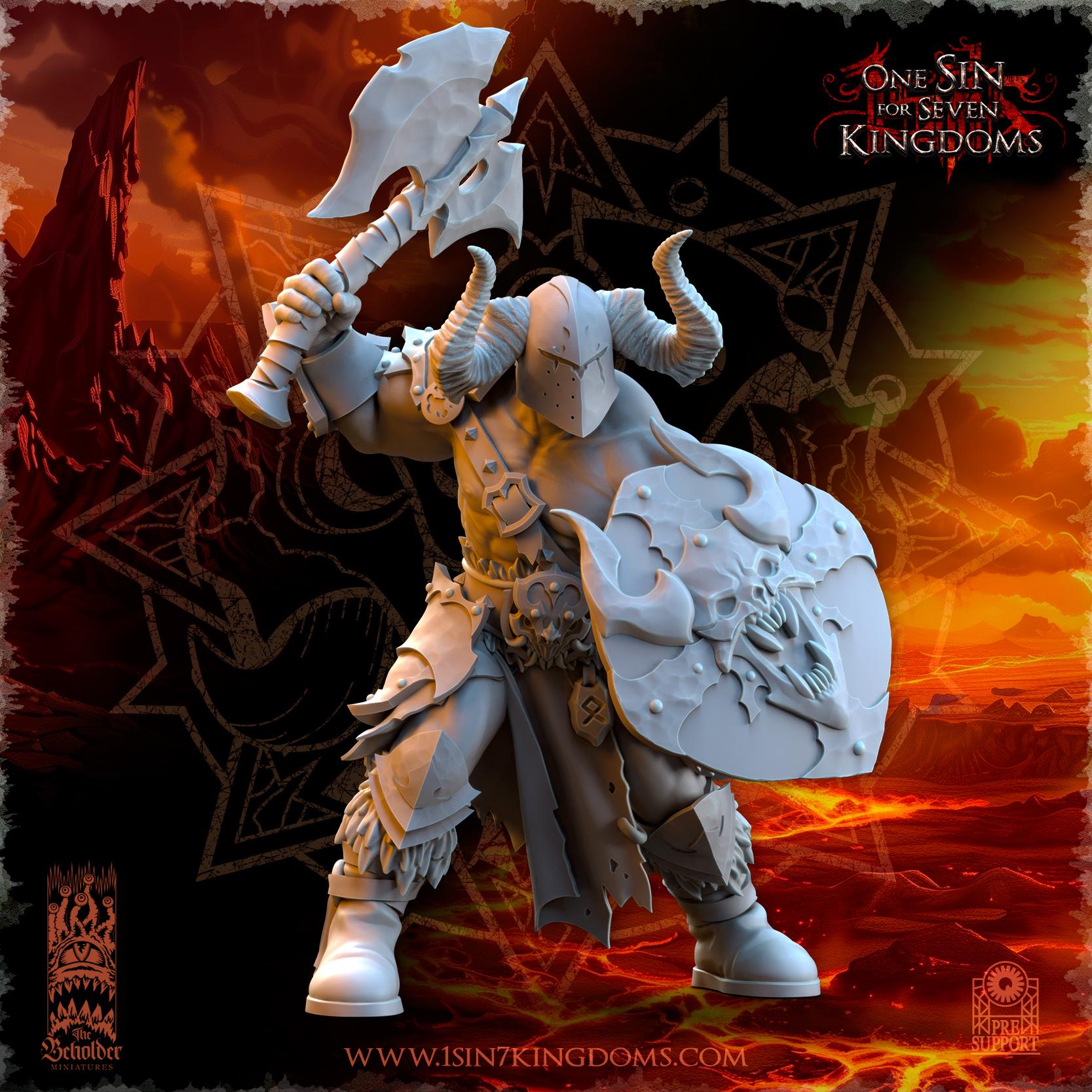 Realms of Mayhem Barbarian Despoilers - in 12k- by TheBeholderMiniatures