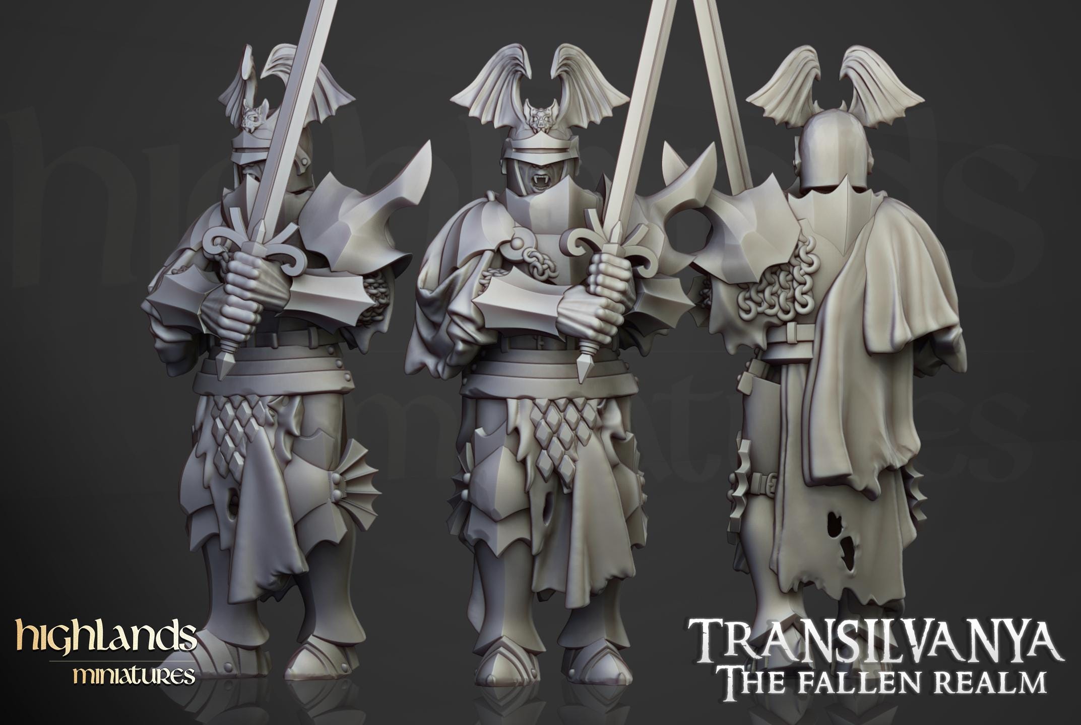 Vampire Neophytes - 10 models - in 12k- by Highlands Miniatures