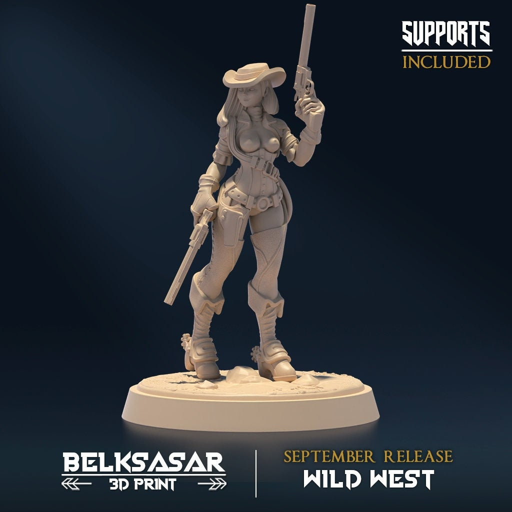 2 Model Pack - NSFW Gunslinger set b - in 8k - by Belksasar