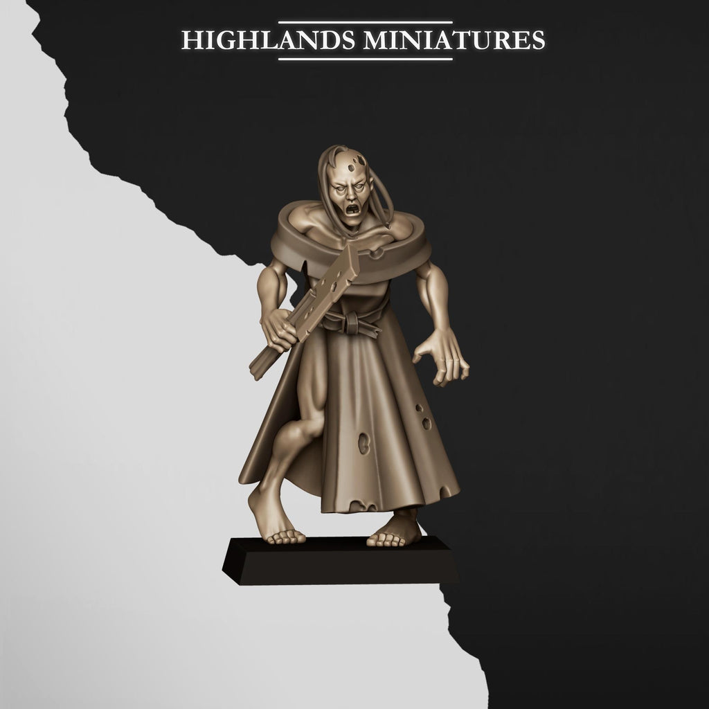 Zombies  - in 12k- by Highlands Miniatures