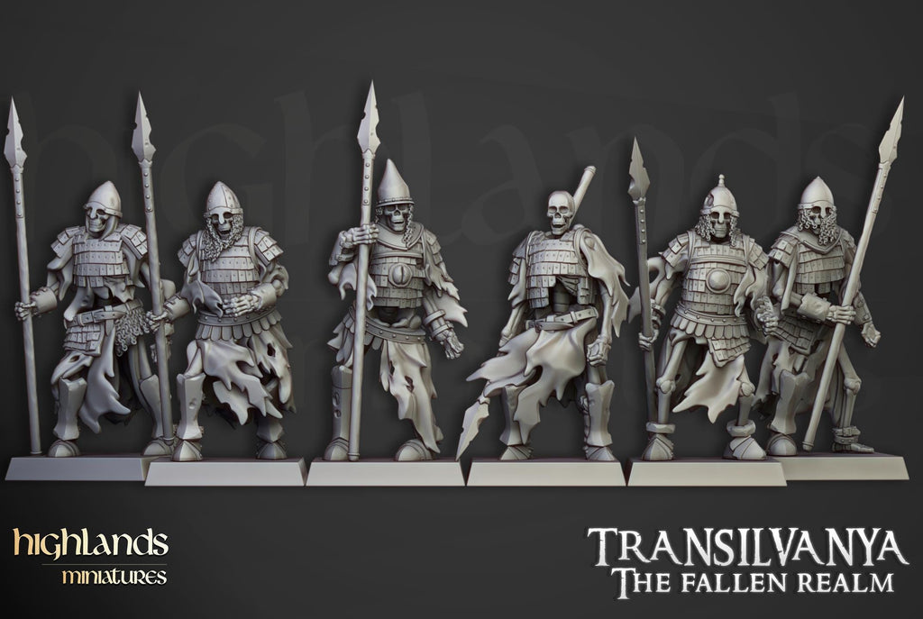 Skeleton Boyar Guard  - in 12k- by Highlands Miniatures