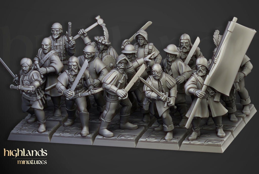Sunland Militia - in 12k- by Highlands Miniatures