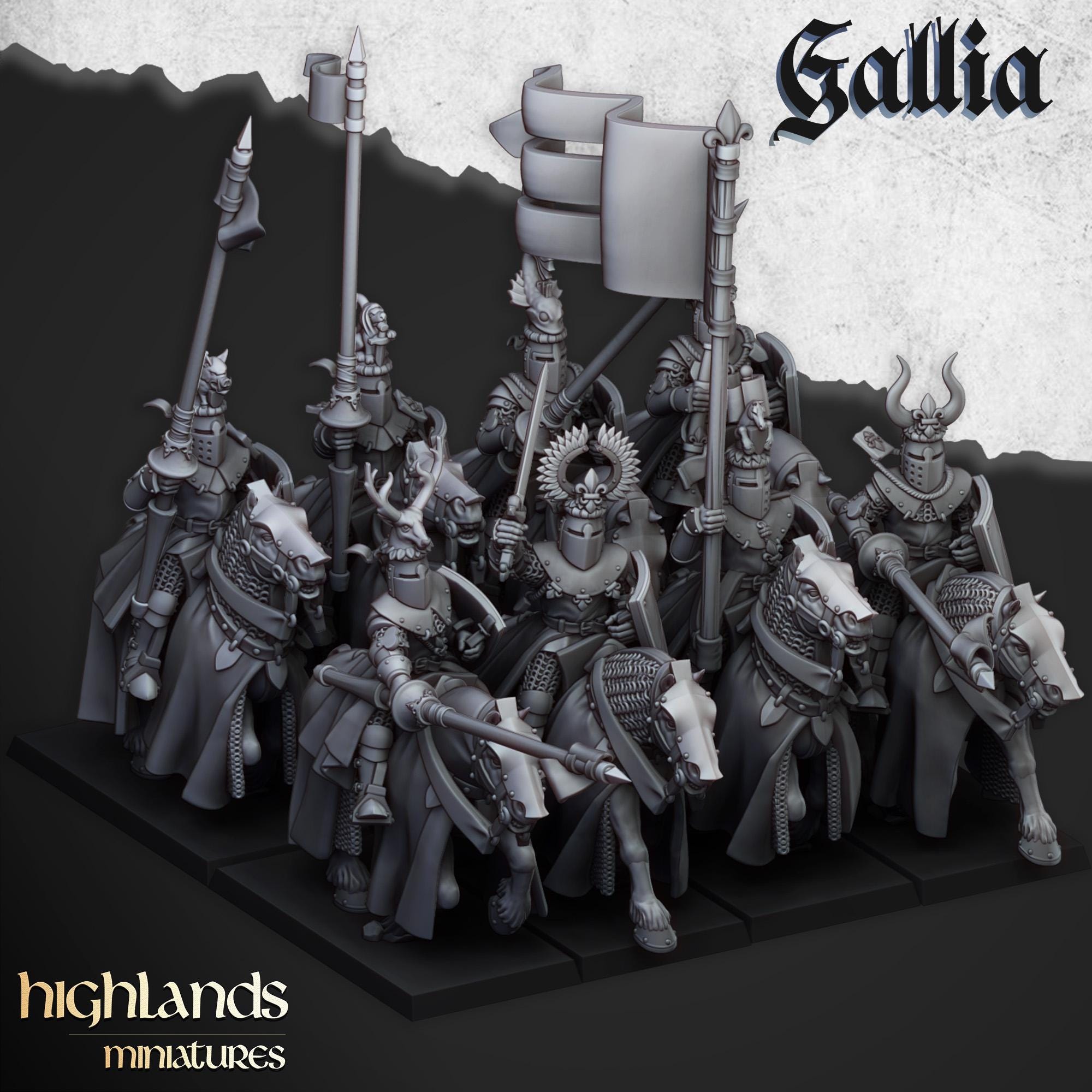 Knights of Gallia - in 12k- by Highlands Miniatures