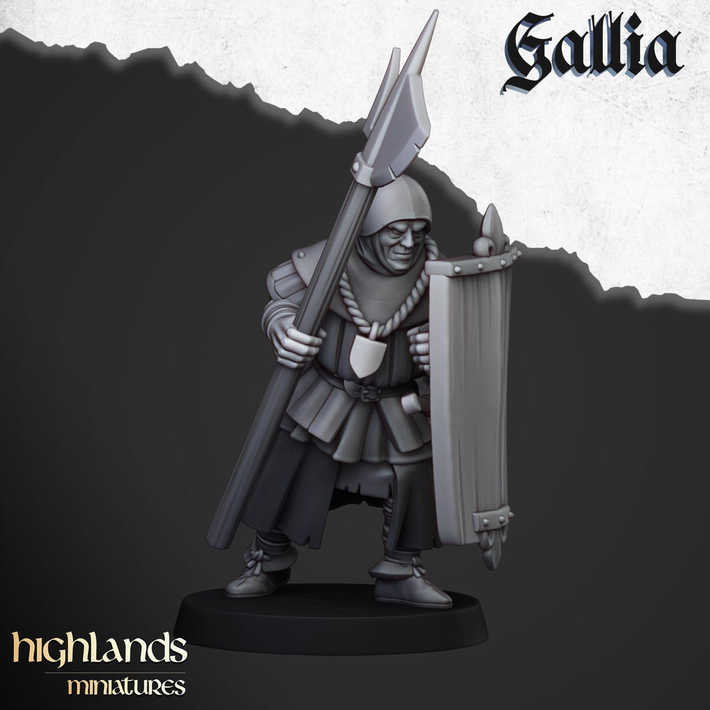 Gallia Men at Arms - in 12k- by Highlands Miniatures