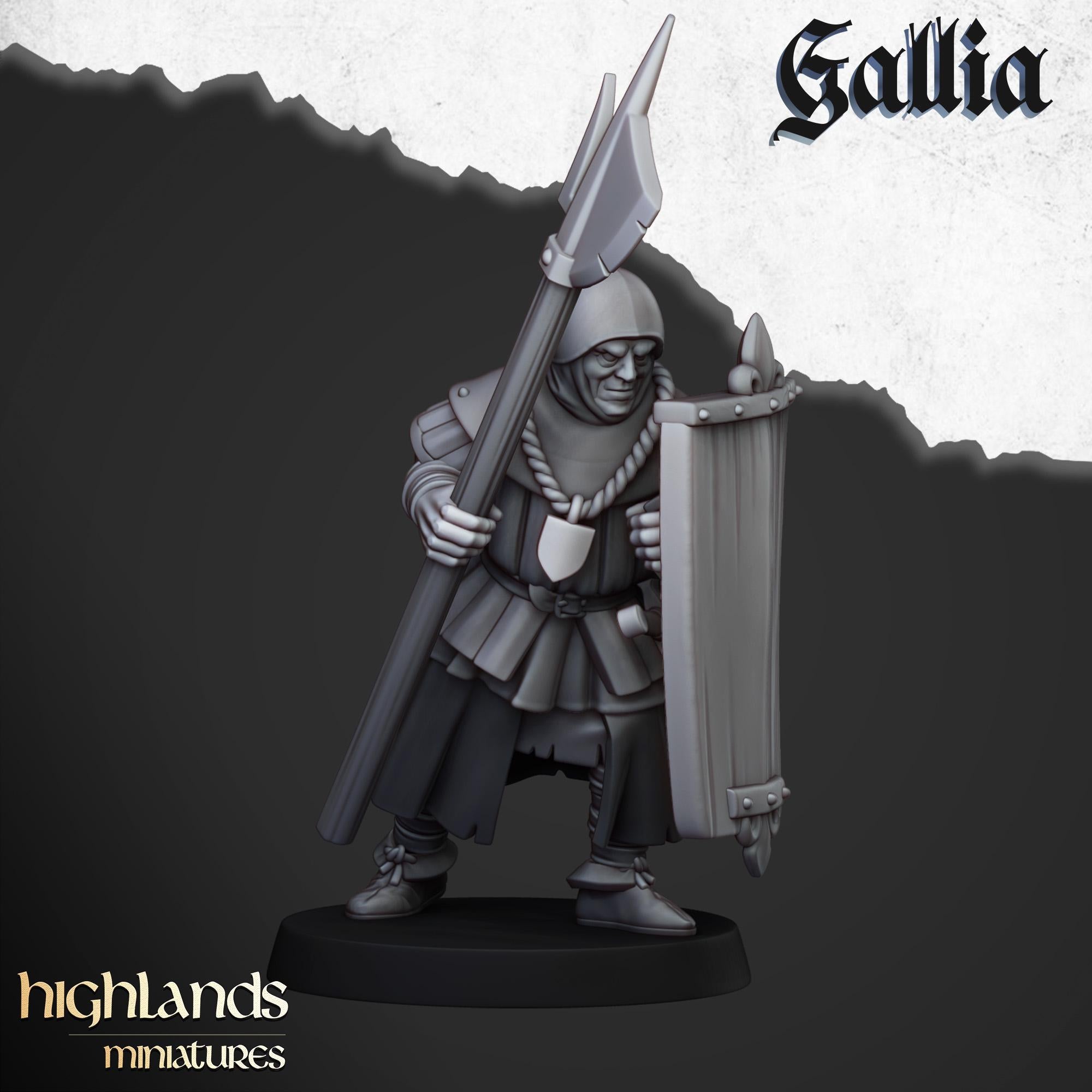 Gallia Men at Arms - in 12k- by Highlands Miniatures
