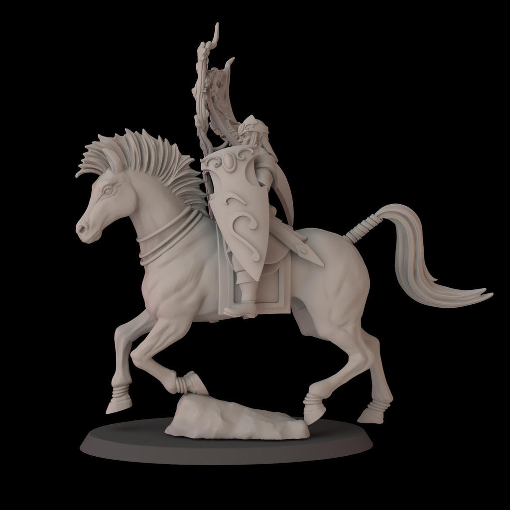 Wood Elfs Lancers Riders - 12k by fantasycultminiatures