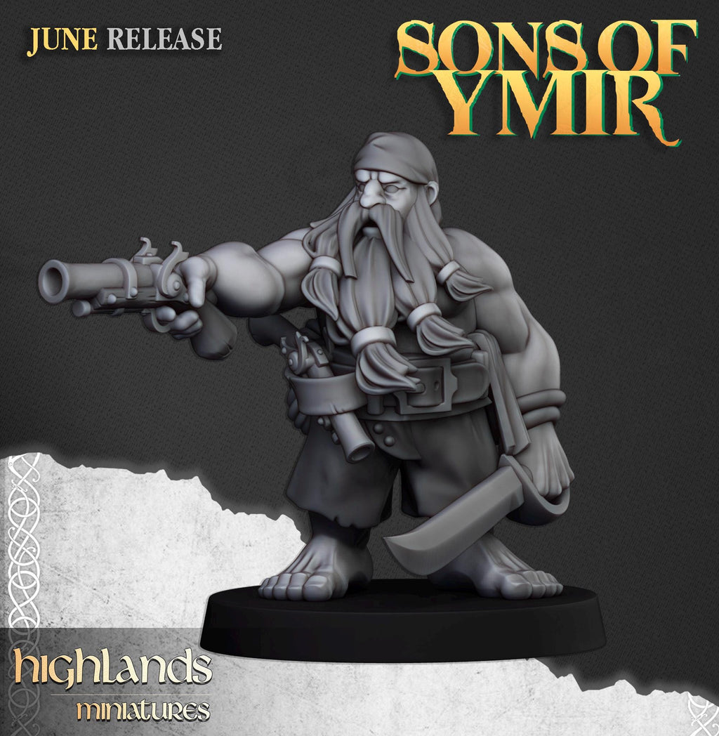 Dwarf Pirates - in 12k- by Highlands Miniatures