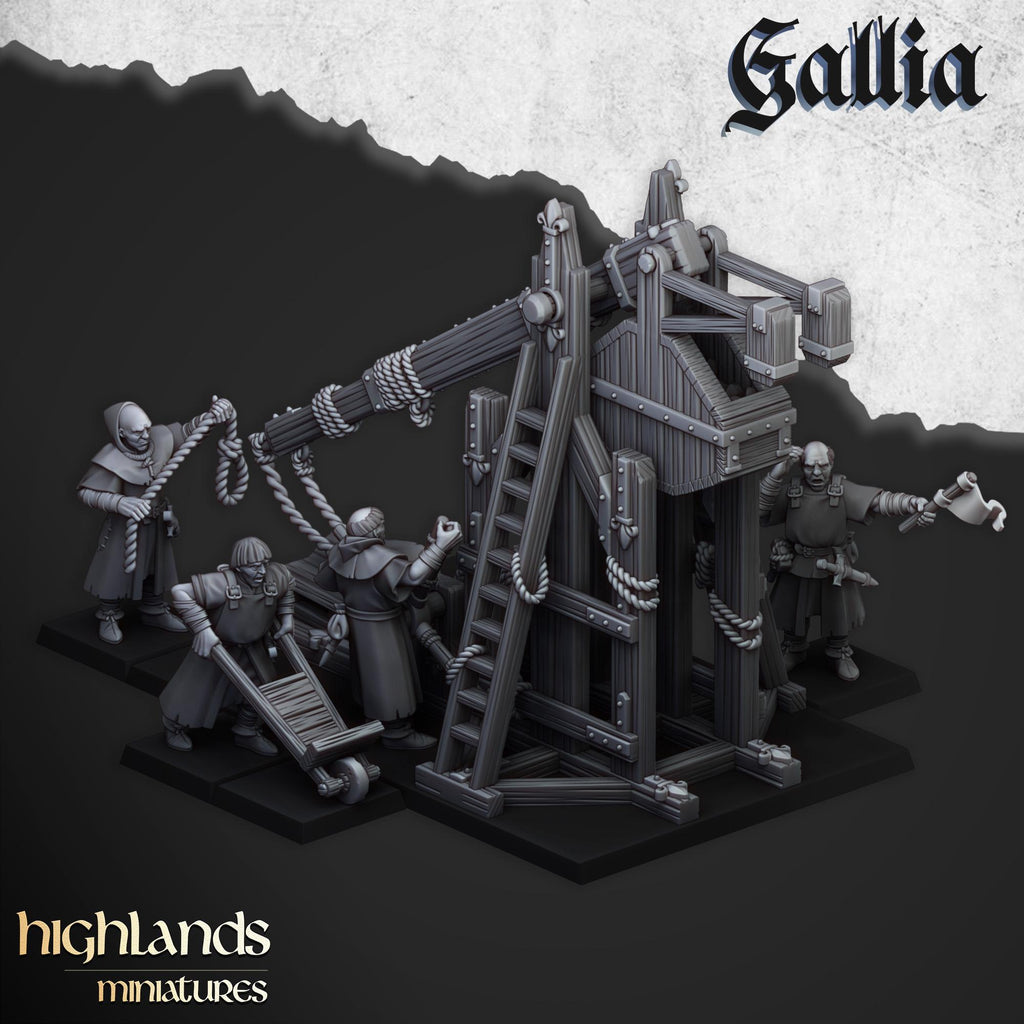 Gallia Trebuchet - in 12k- by Highlands Miniatures