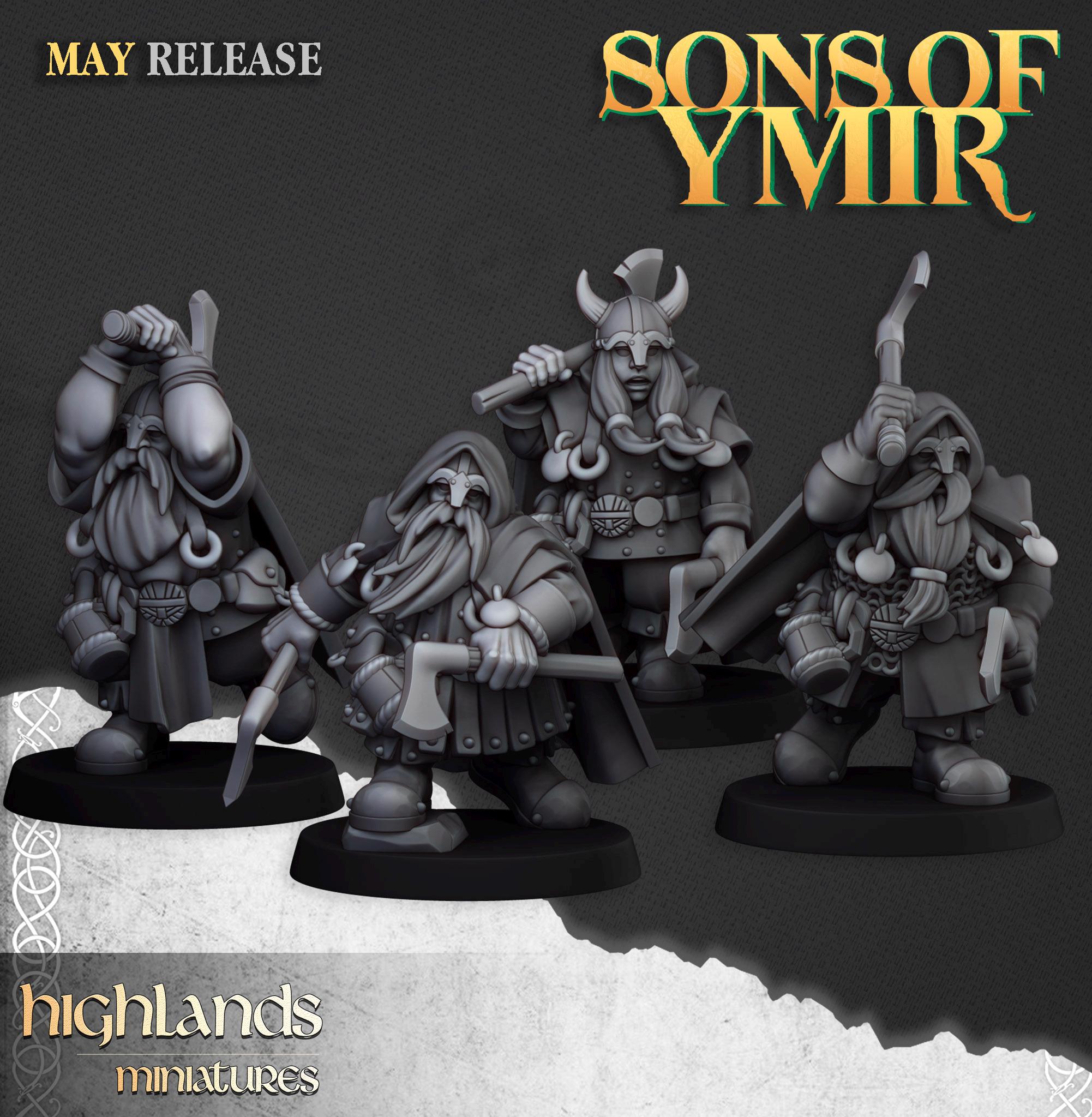 Dwarf Rangers - in 12k- by Highlands Miniatures