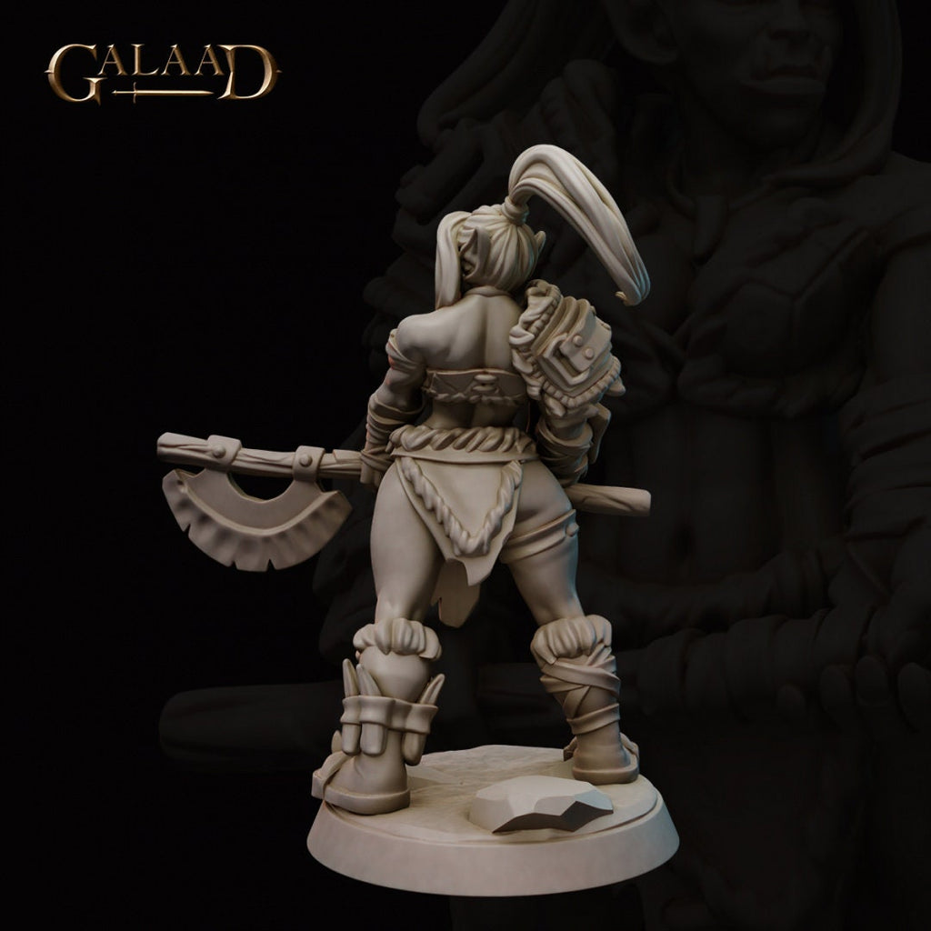 Female Orc 2 - in 8k - by Galaad