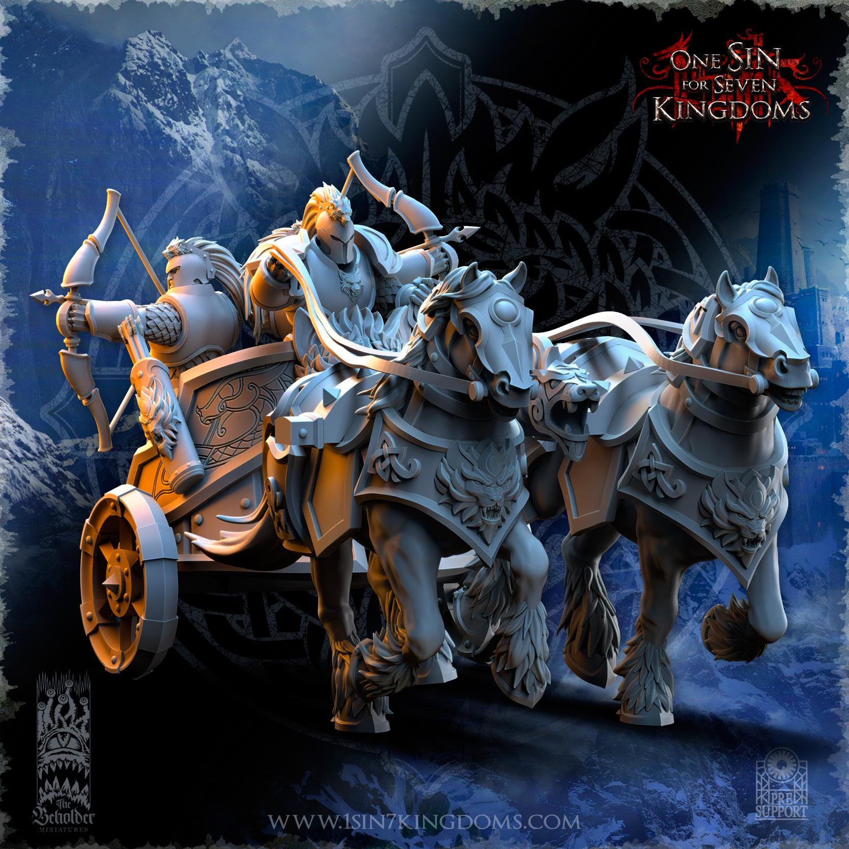 Stormwolves Warthunder Chariots - in 12k- by TheBeholderMiniatures