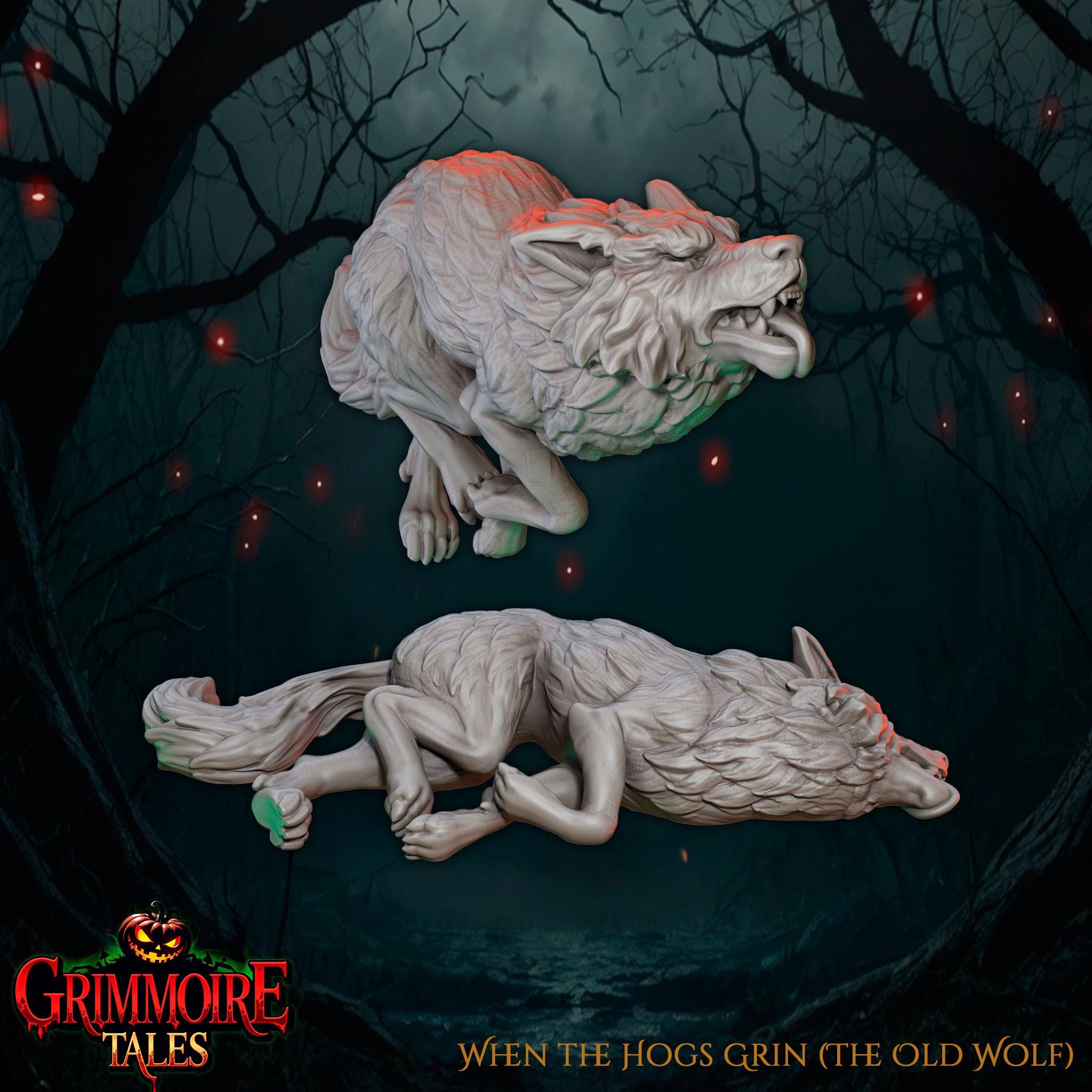 When the Hogs Grin - in 12k - by Great Grimoire