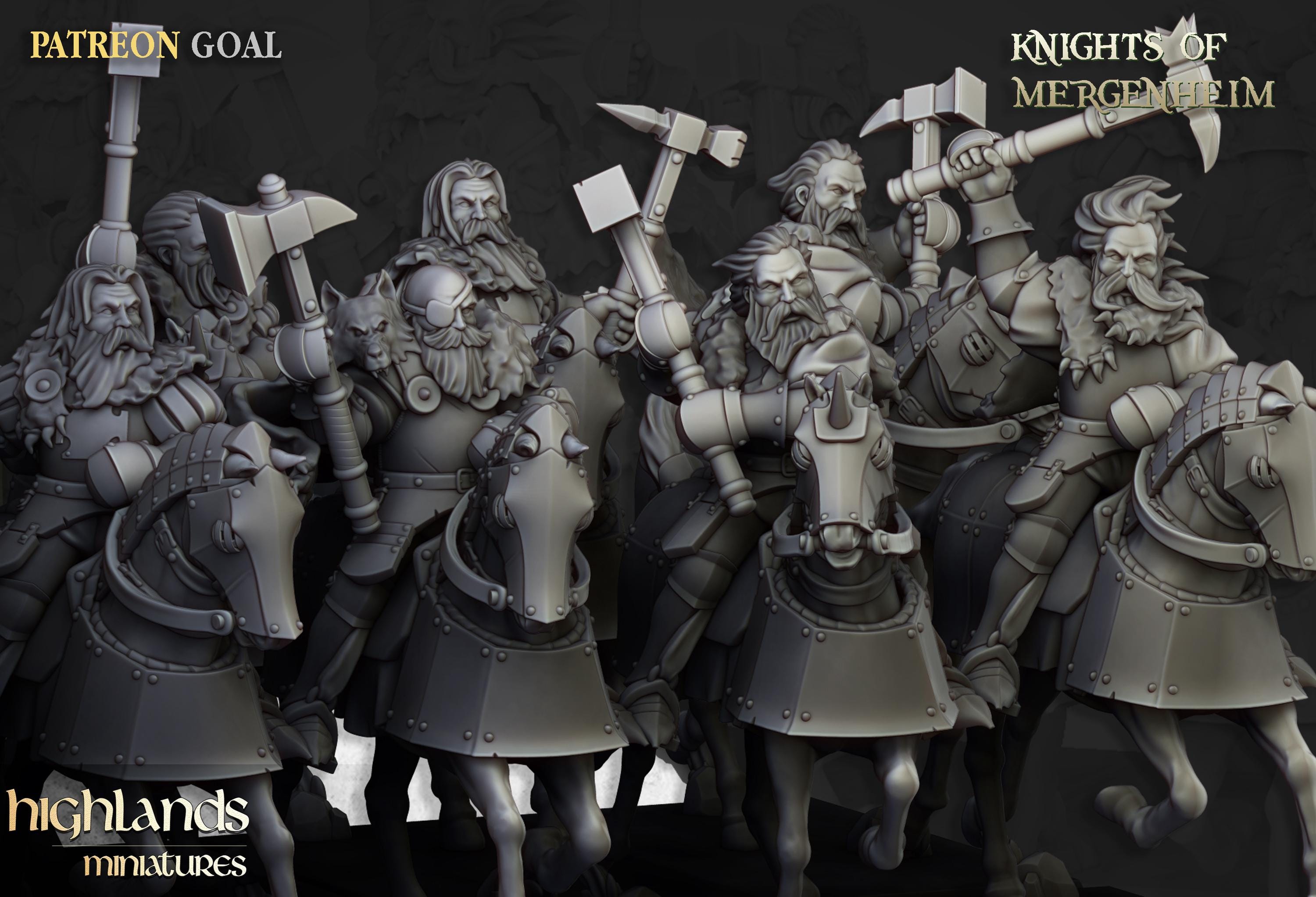 Knights of Mergenheim - in 12k- by Highlands Miniatures