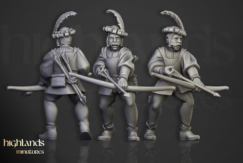Sunland Bowmen Militia - in 12k- by Highlands Miniatures