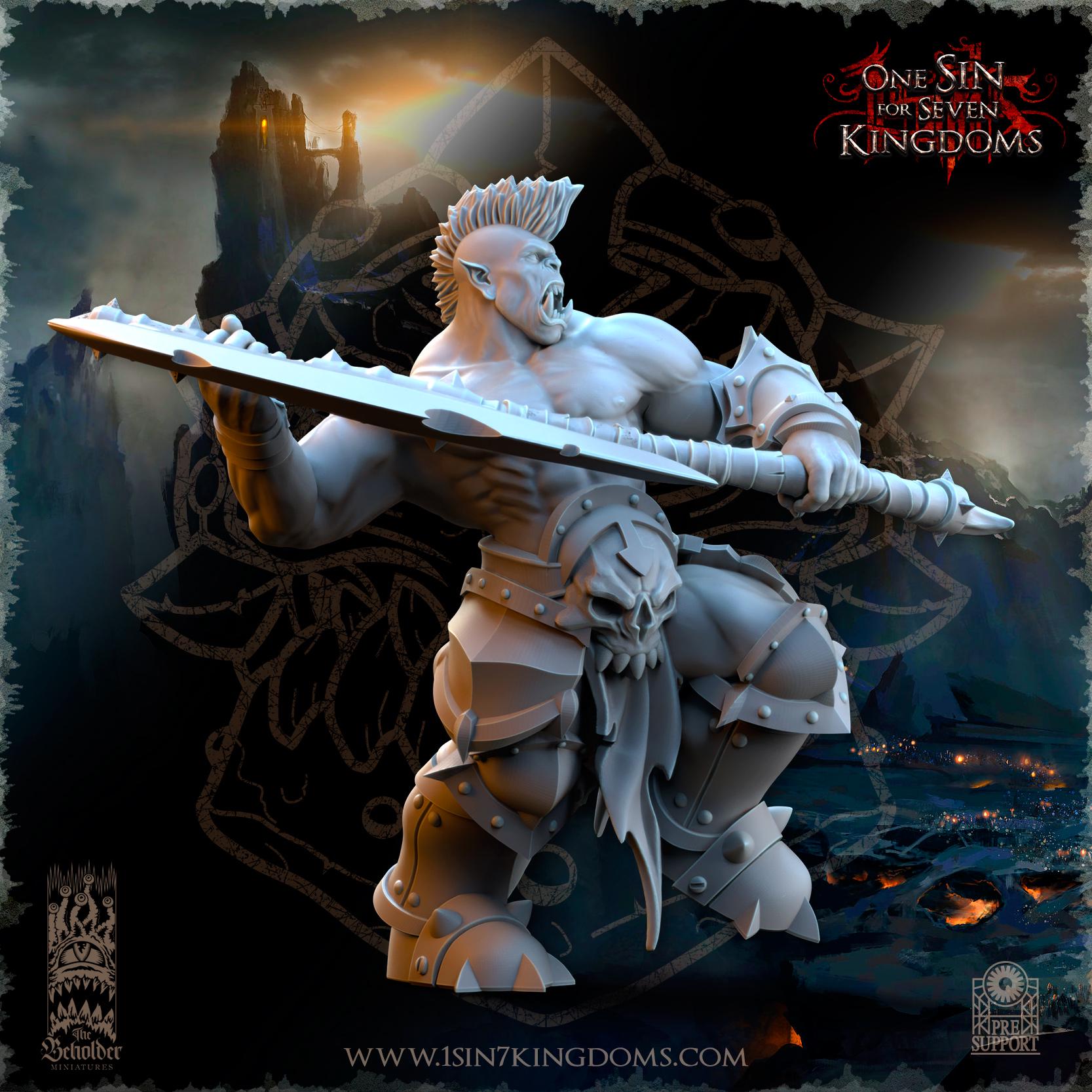 Nestah Orcs Wildlings - in 12k- by TheBeholderMiniatures