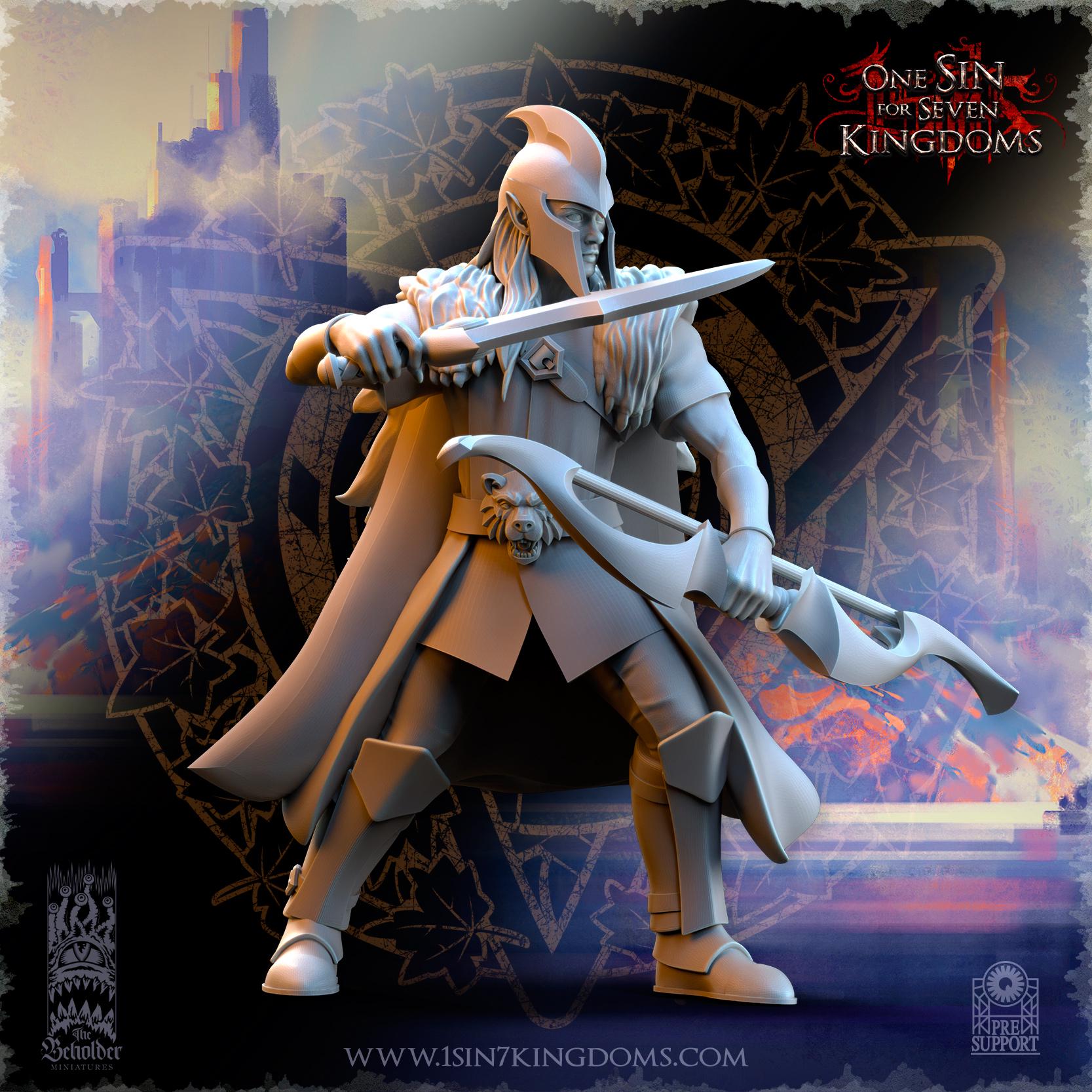 Silvermoor Elves Woodmen - in 12k- by TheBeholderMiniatures