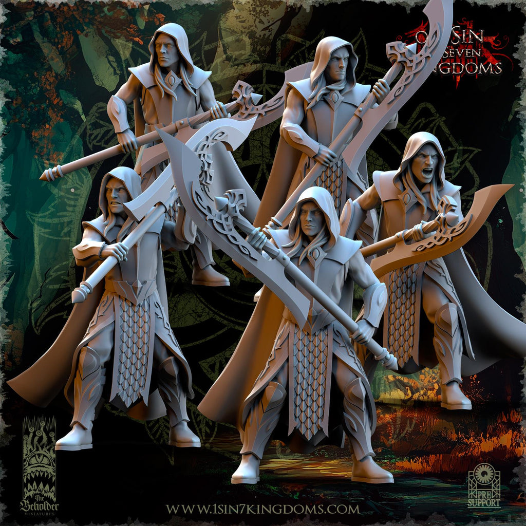 Evergreen Elves Glade Avengers - in 12k- by TheBeholderMiniatures