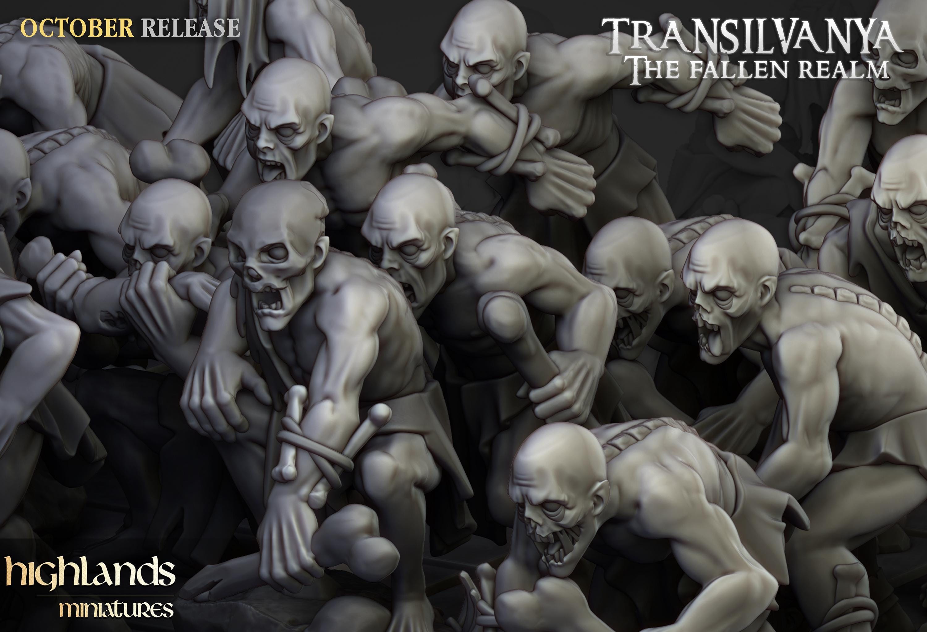 Ghouls Unit - in 12k- by Highlands Miniatures