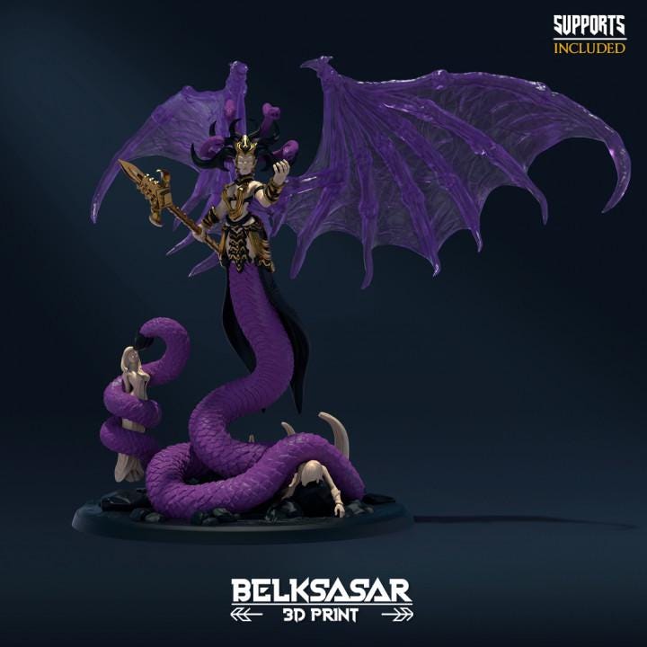 WInged medusa + NSFW - in 12k by belksasar