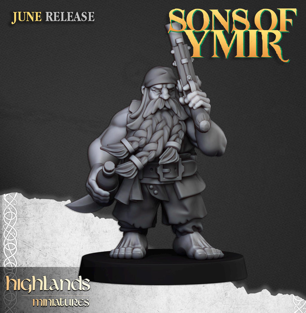 Dwarf Pirates - in 12k- by Highlands Miniatures