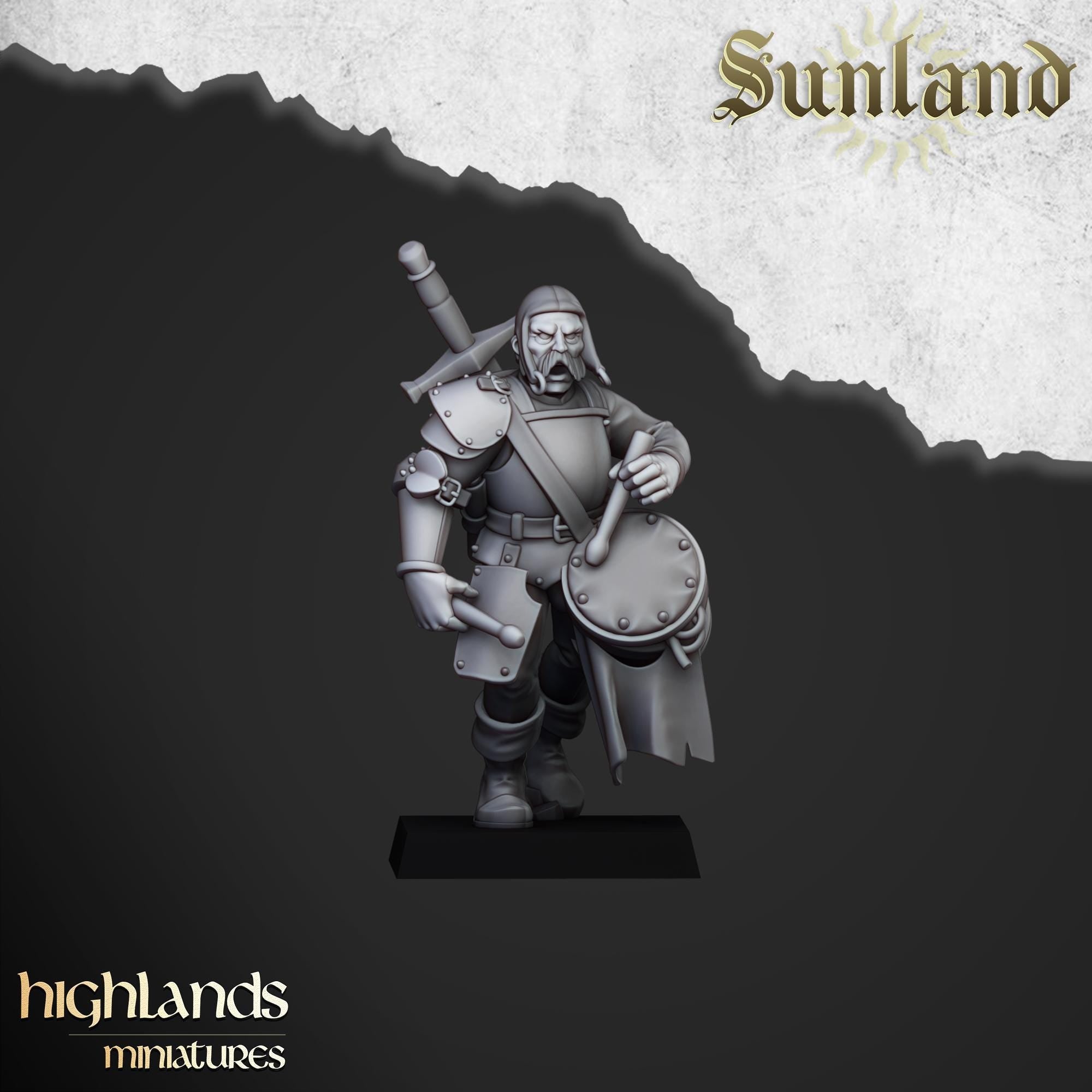 Sunland Landsknechts -  in 12k - by - Highlands Miniatures