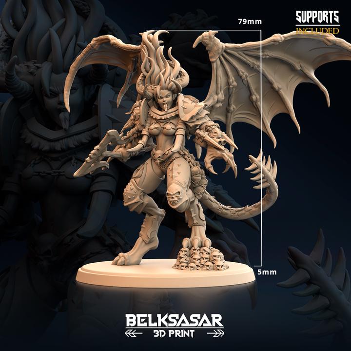 Throneborn of ash - 60mm Base - in 12k by Belksasar
