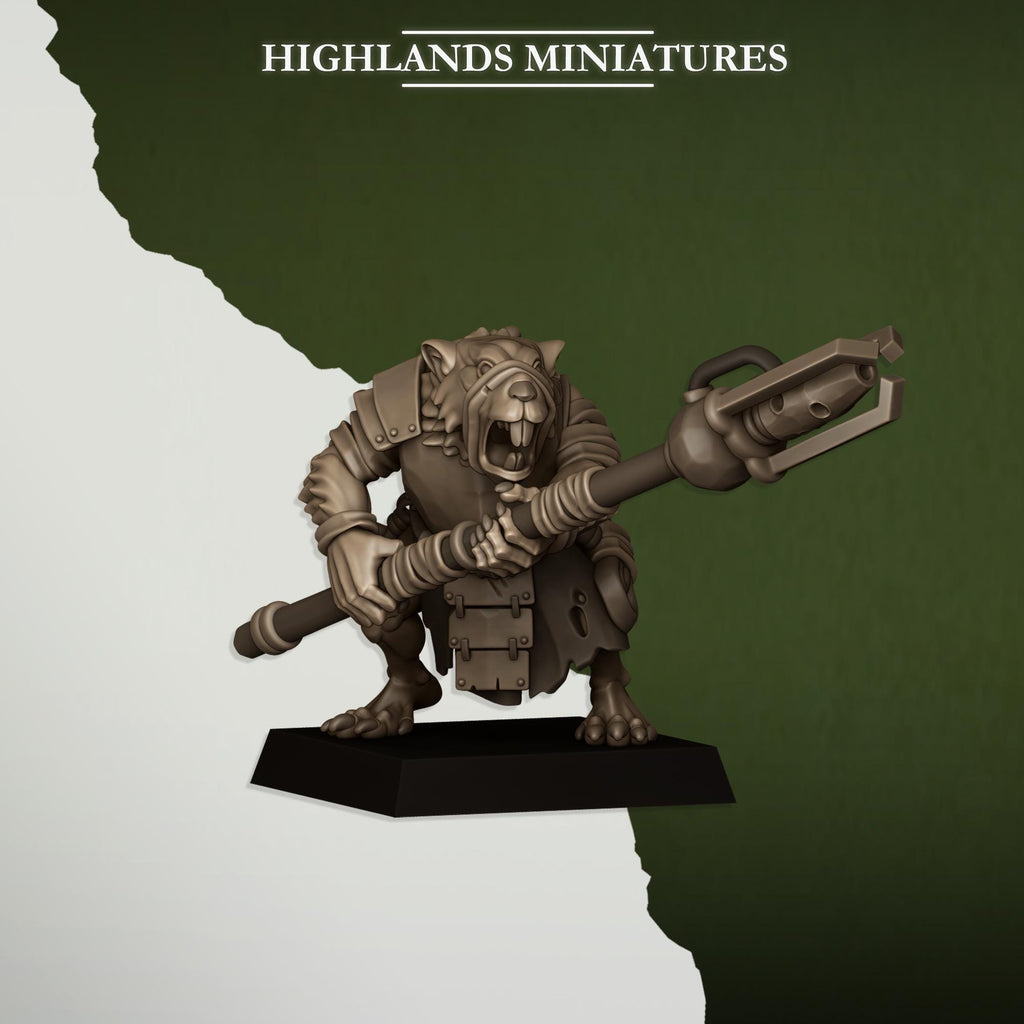 Ratgors and Ratgor Master  - in 12k- by Highlands Miniatures