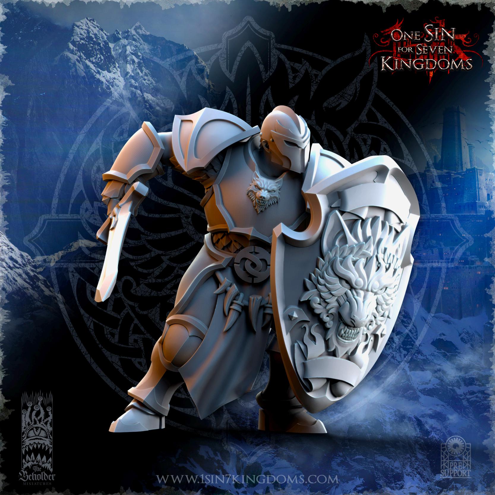 Stormwolves Warriors - in 12k- by TheBeholderMiniatures