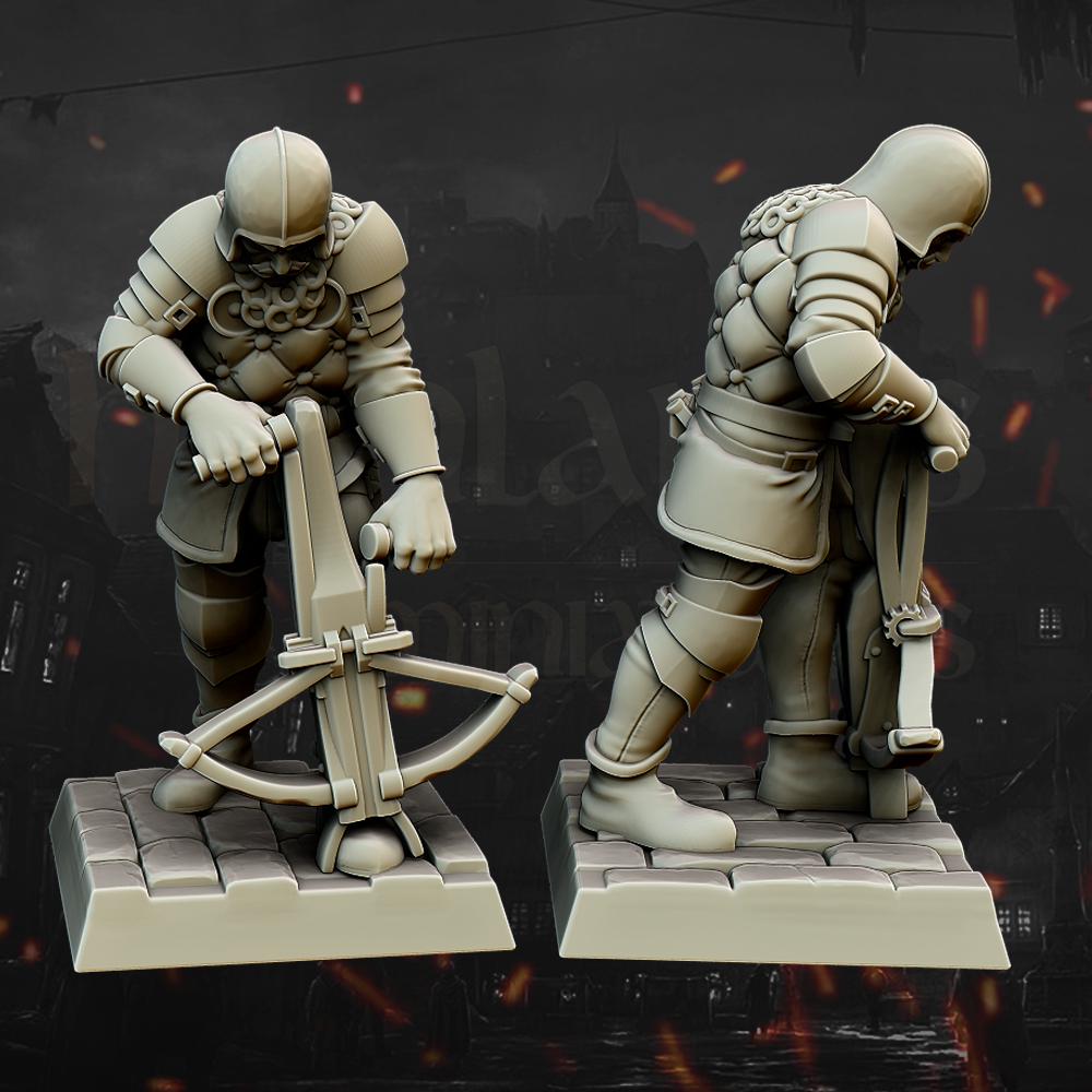 Medieval Crossbowmen - in 12k- by Highlands Miniatures