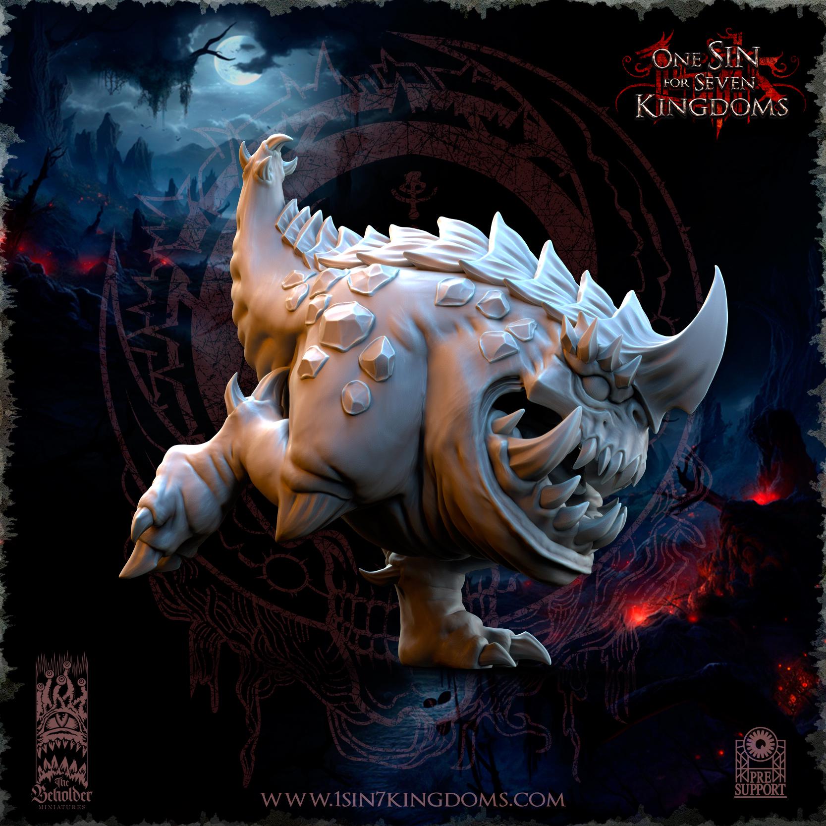 The Black Horde Goblins Kavehorrors Whisperers -12 models - in 12k- by TheBeholderMiniatures