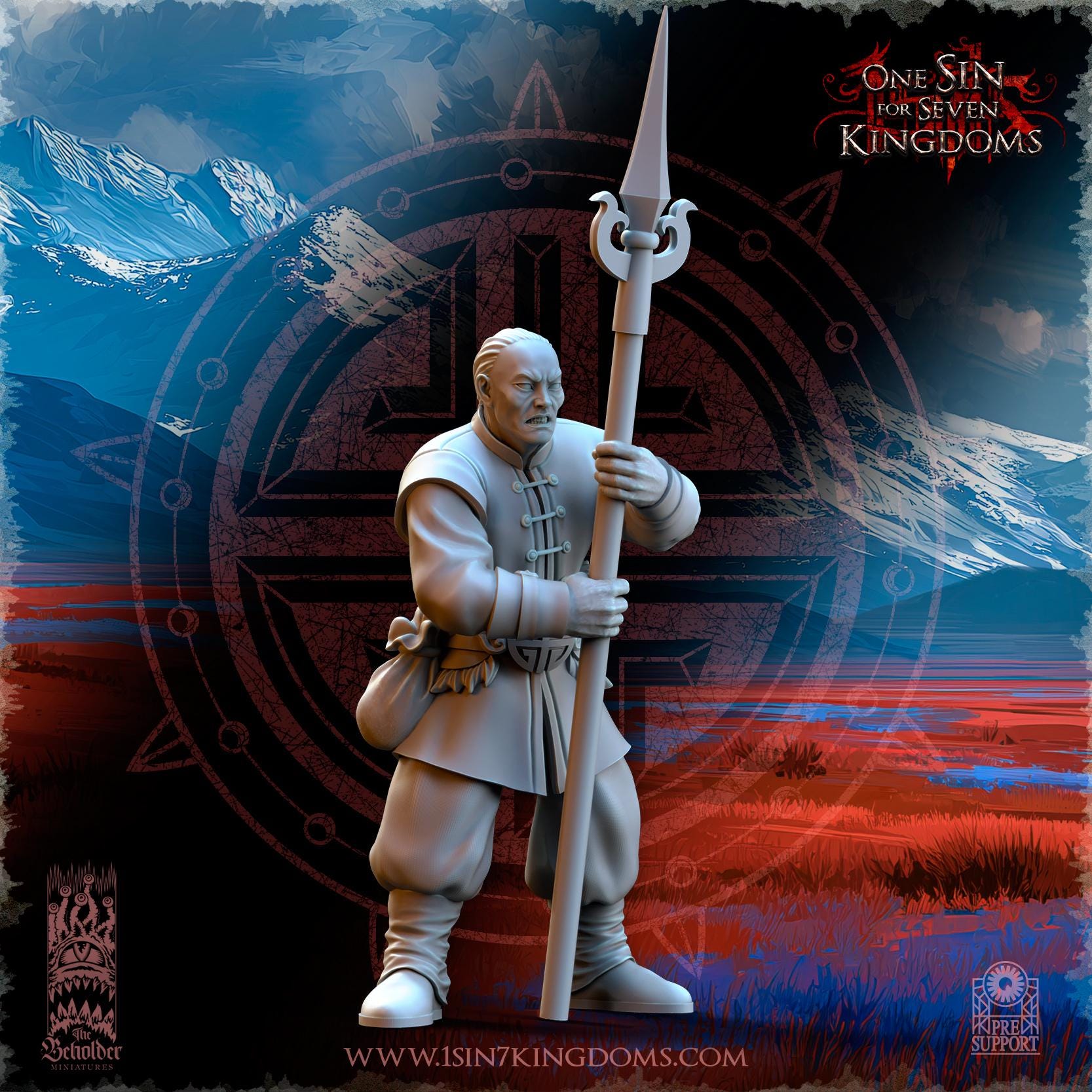 Astarii Dynasty Peasant Militia - in 12k by TheBeholderMiniatures