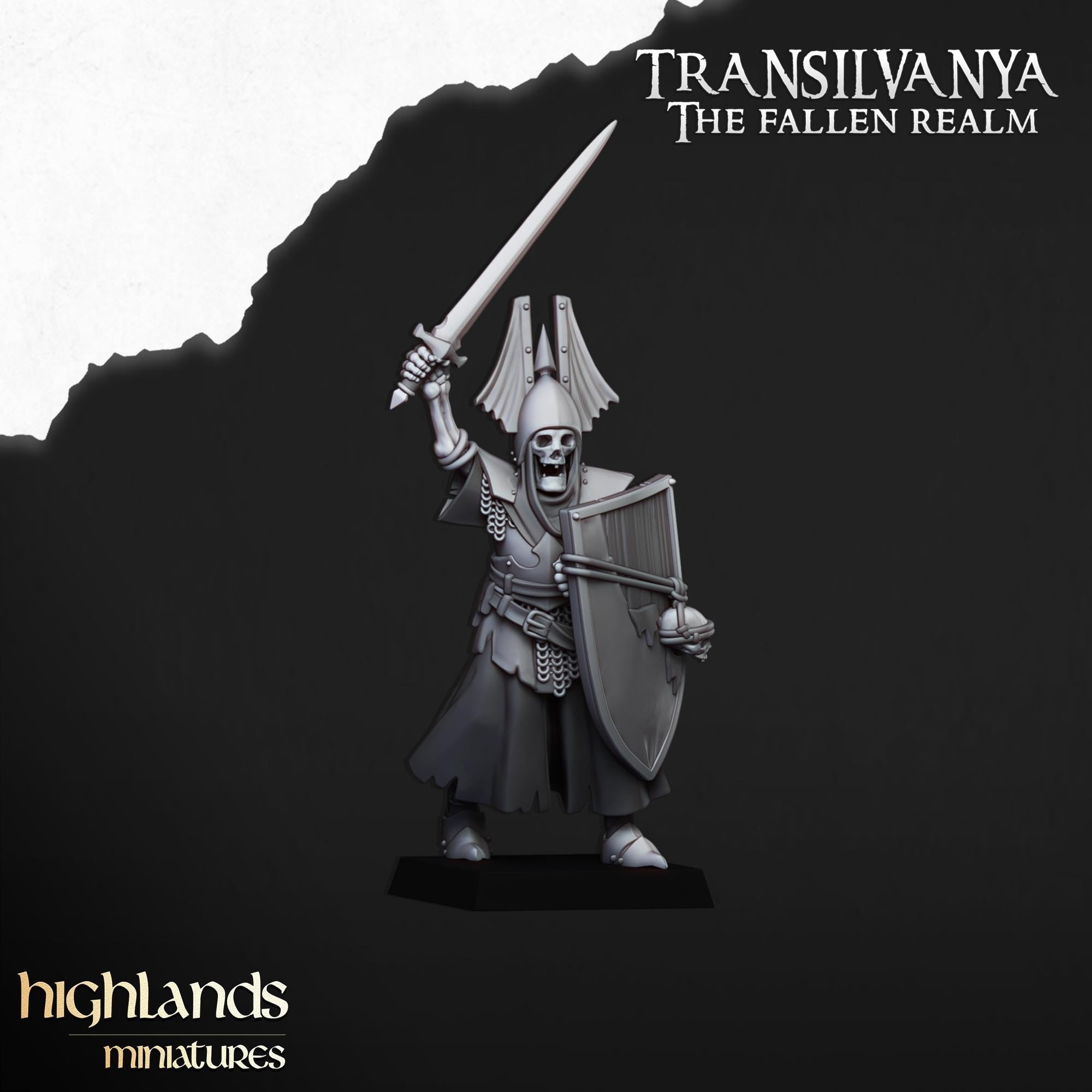 Skeletal Guard - in 12k- by Highlands Miniatures