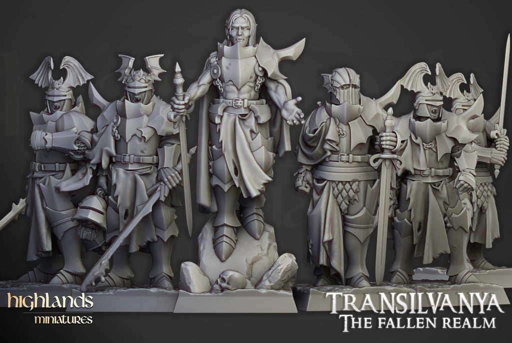Vampire Neophytes - 10 models - in 12k- by Highlands Miniatures
