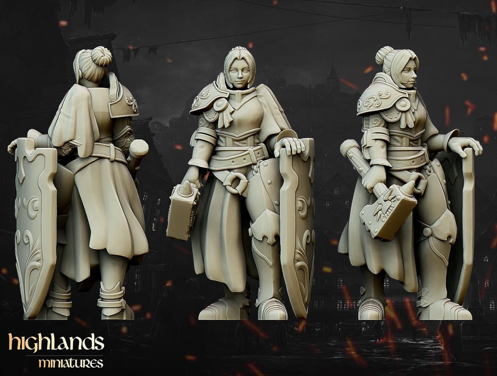 Warriors of the Lady Core Unit - in 12k- by Highlands Miniatures