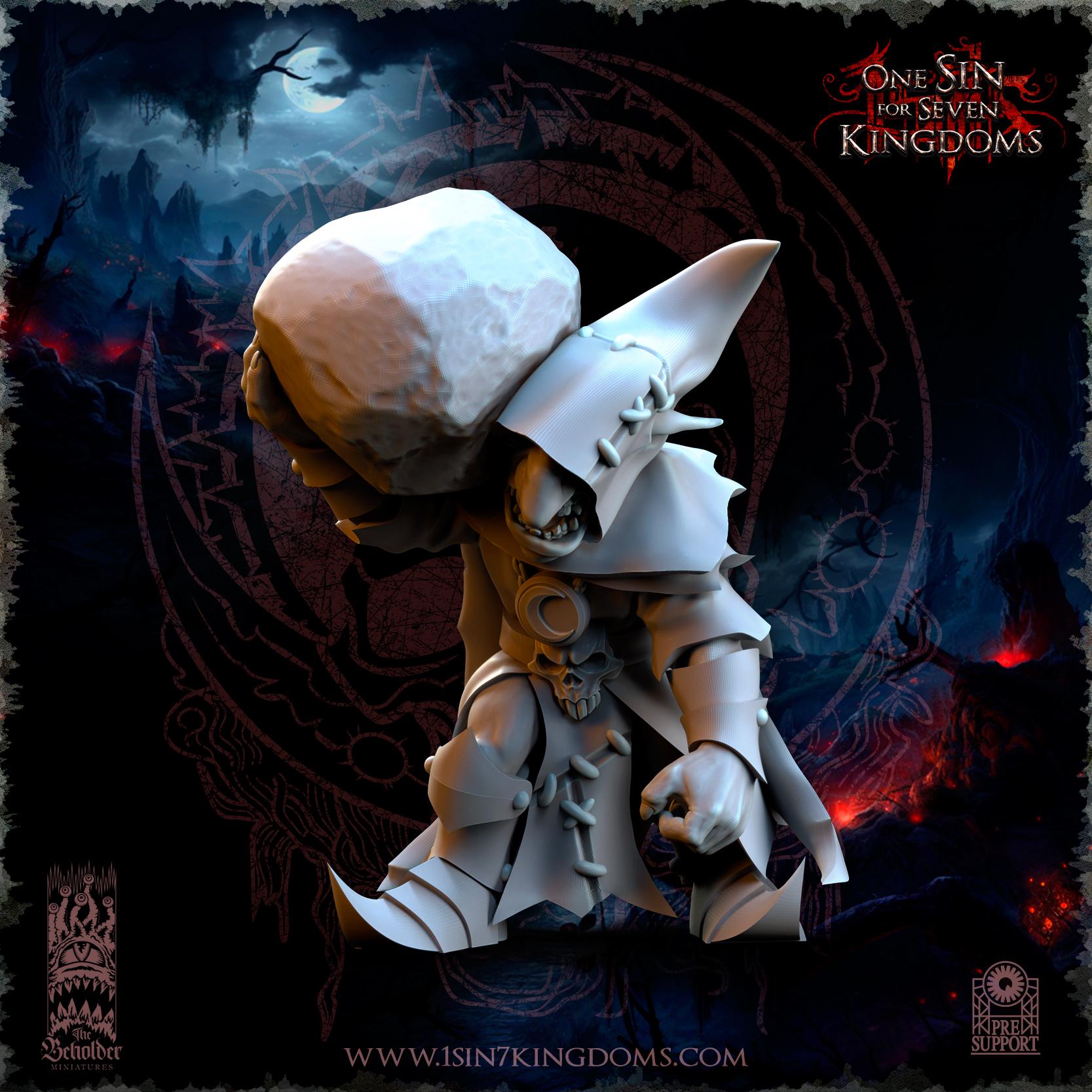 The Black Horde Goblins Trebuchet - in 12k- by TheBeholderMiniatures