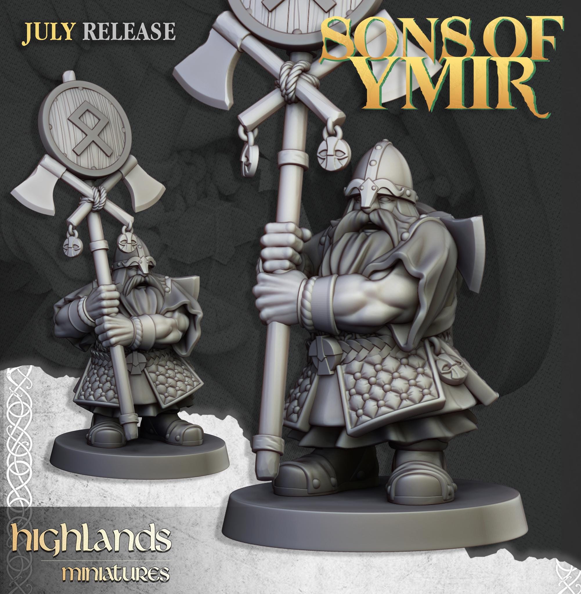 Dwarfs Marksmen Unit - in 12k- by Highlands Miniatures