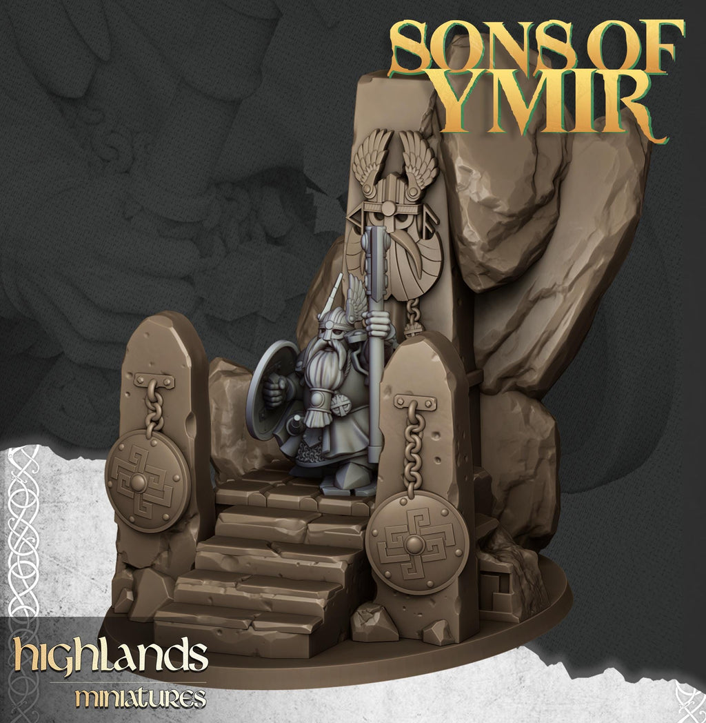 The Dwarf Lord  - in 12k- by Highlands Miniatures