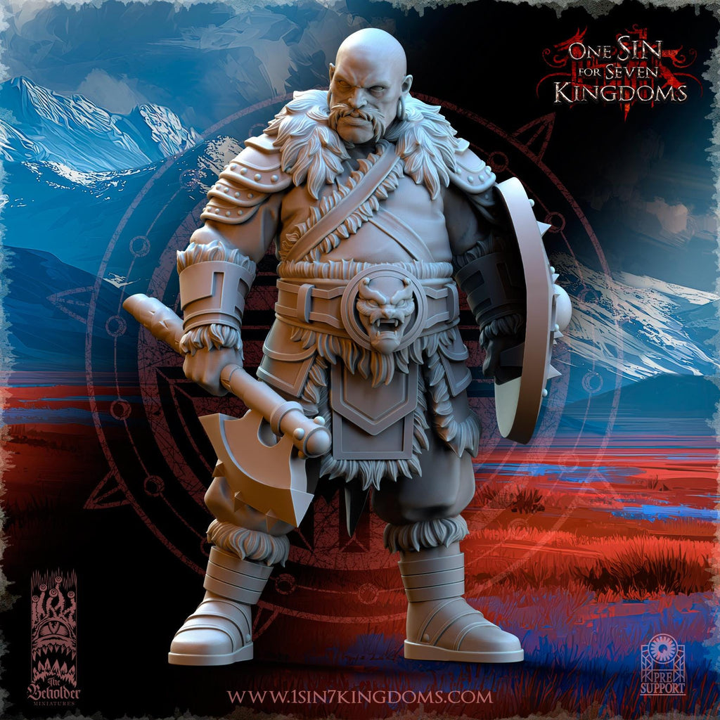 Astarii Dynasty Mercenary Ogres - in 12k- by TheBeholderMiniatures