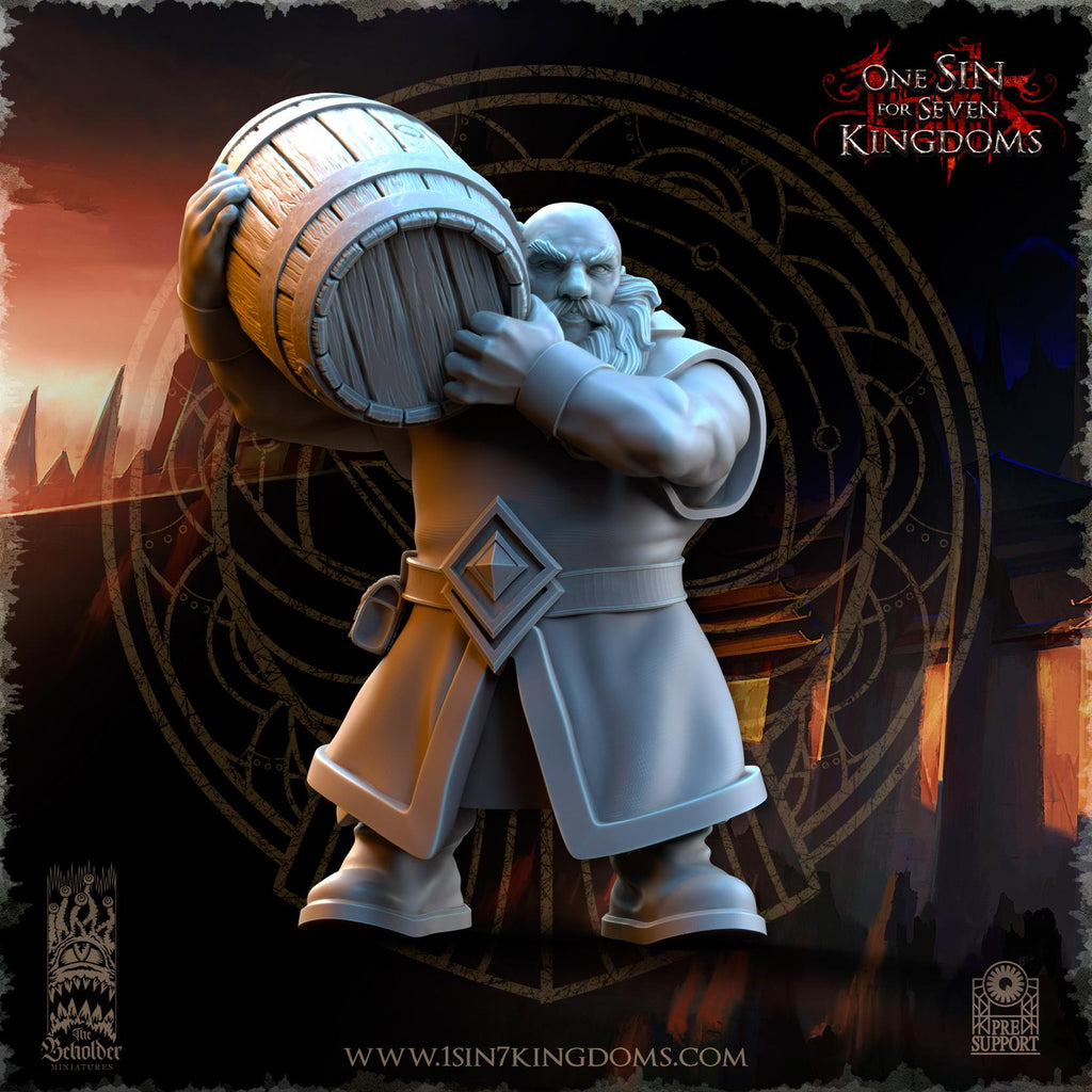 Dwarven Kingdoms Thunder Cannon - in 12k- by TheBeholderMiniatures