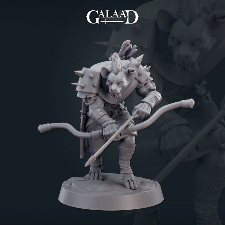 Gnoll squad - 9 models - By Galaad - 8k